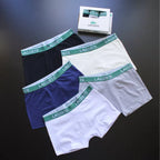 CUECA BOX MASCULINA LACOSTE - CÓS VERDE - CORES VARIADAS - PAGUE 3, LEVE 5