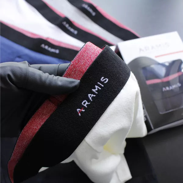 CUECA BOX MASCULINA ARAMIS - COMPRE 1, LEVE 3 - CORES VARIADAS