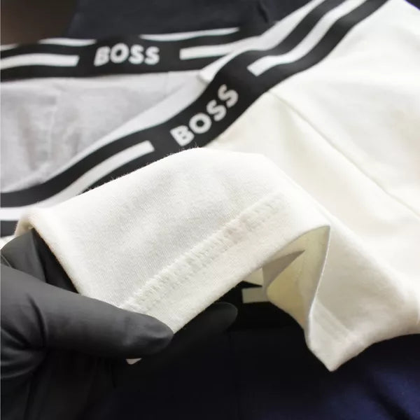 CUECA BOX MASCULINA BOSS - CÓS PRETO - CORES VARIADAS - PAGUE 3, LEVE 6