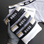 CUECA BOX MASCULINA BOSS - CORES VARIADAS - PAGUE 3, LEVE 5