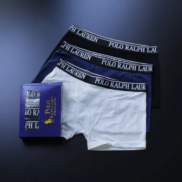 CUECA BOX MASCULINA RALPH LAUREN - CORES VARIADAS - PAGUE 3, LEVE 5