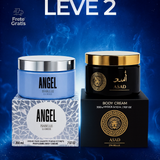 Hidratante Corporal Masculino Angel + Asad Lattafa – Alta Fixação e Perfume Intenso | Compre 1 Leve 2 (200 ml cada) ÚLTIMAS UNIDADES