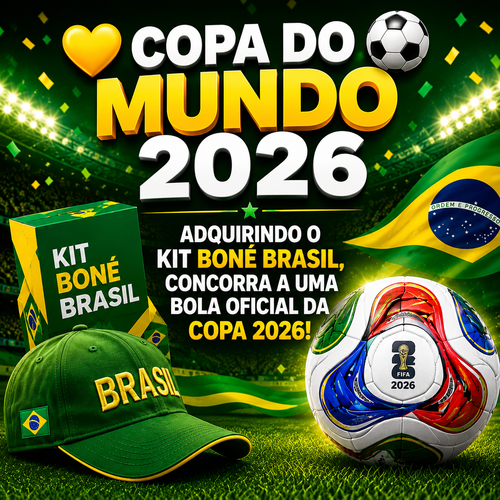 Boné Brasil Premium Unissex - Compre 1 Leve 2