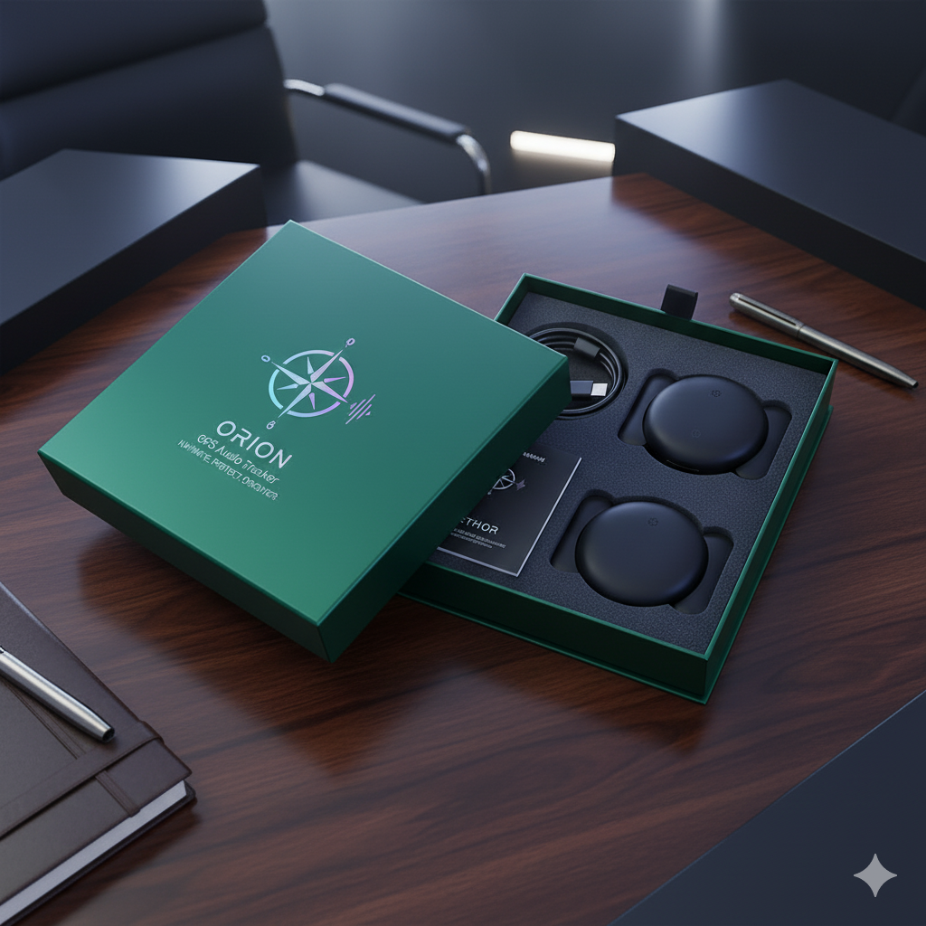 Orion™ – Mini Rastreador GPS com Áudio em Tempo Real (Compre 1 Leve 2 )