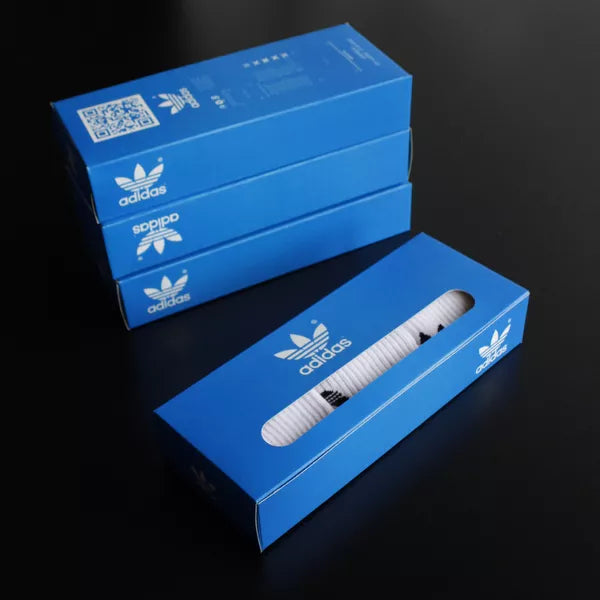 MEIA CANO ALTO ADIDAS - 6 PARES - CORES VARIADAS