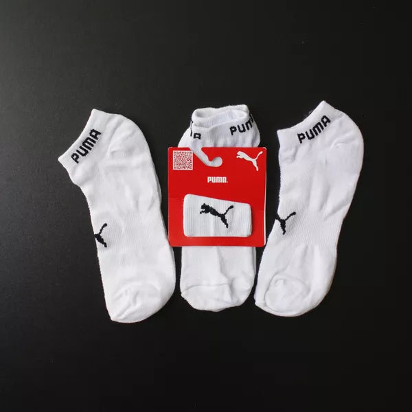 MEIA SOQUETE PUMA - 3 PARES - CORES VARIADAS
