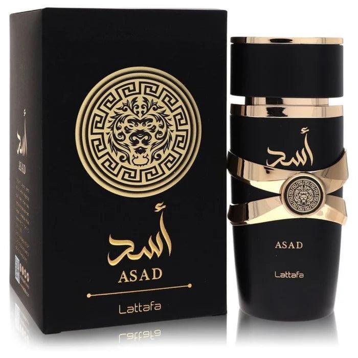 Perfume Árabe Asad Lattafa (100ml) + Hidratante Corporal Grátis - (Compre Mais, Pague Menos)